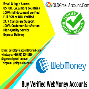 Buy Verified WebMoney Accounts